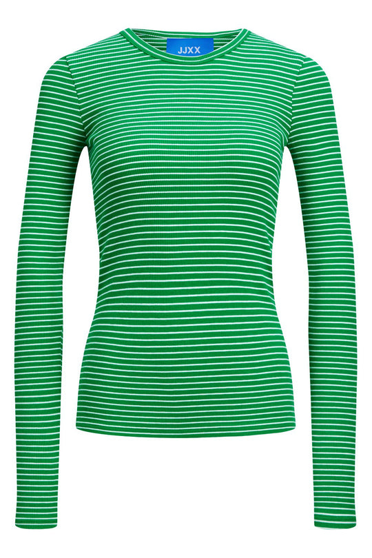 JXFreya Bluse - Grønn Med Hvite Striper