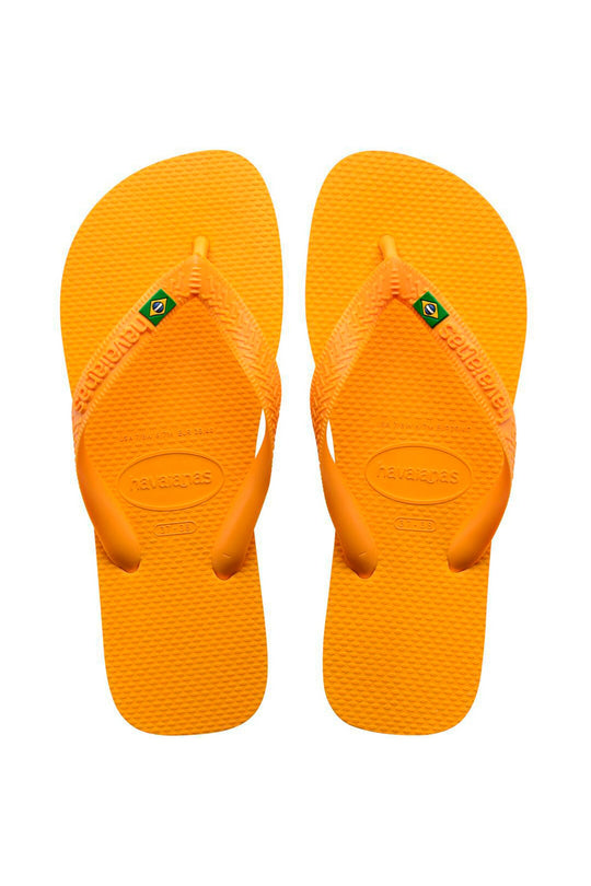 Havaianas Flip Flops - Orange Med Logo
