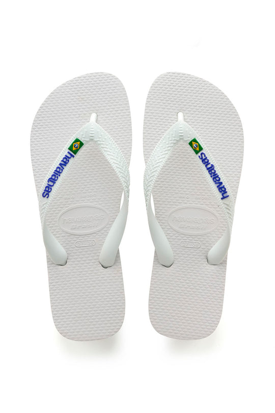 Havaianas Flip Flops - Hvit Med Logo
