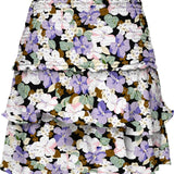Nova Mette Smock Skirt - Purple Flower - BYIC
