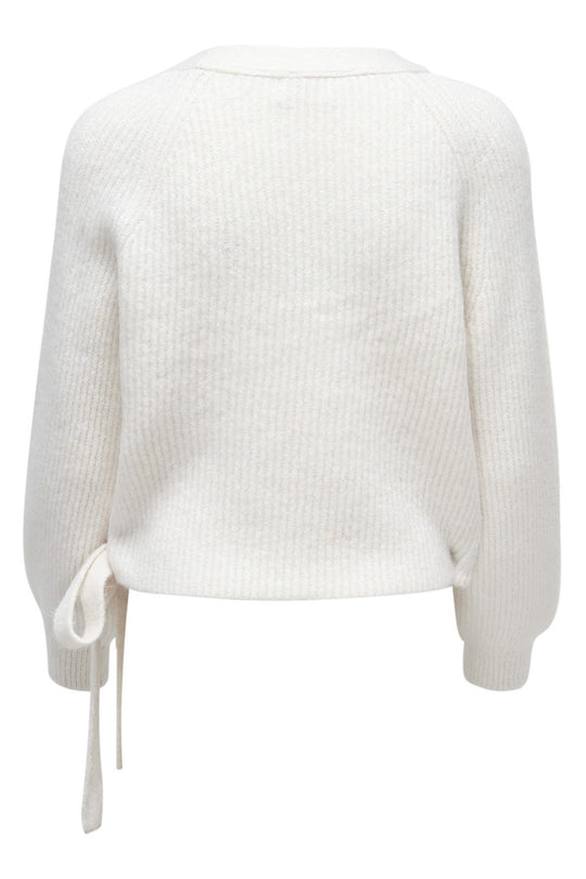 ONLMia Omslags Cardigan - Hvit