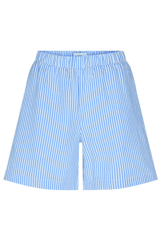 Pynna Shorts - Blå Hvit Stripete